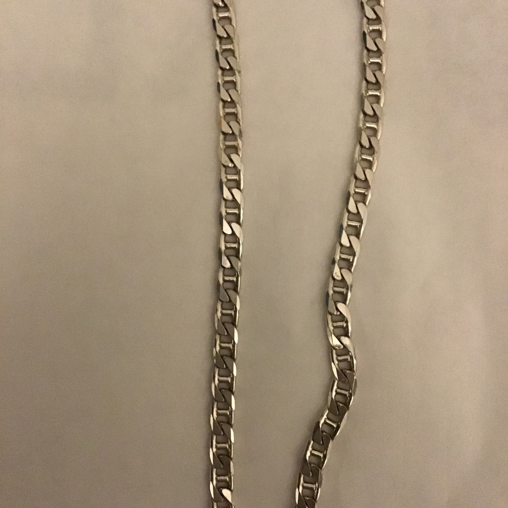 Men's Silver Chain Necklace